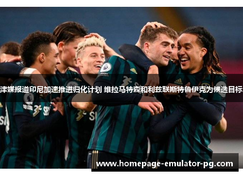 津媒报道印尼加速推进归化计划 维拉马特森和利兹联斯特鲁伊克为候选目标